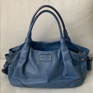Kate spade blue leather bag